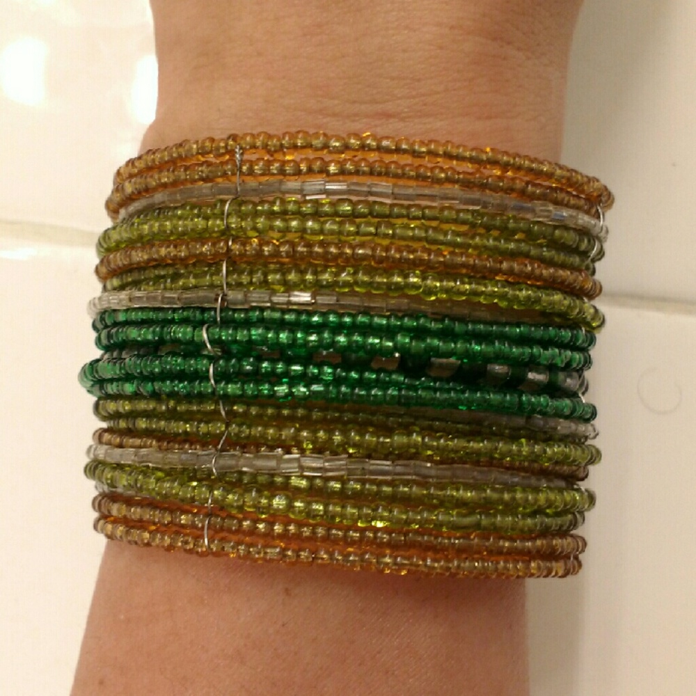 Chico’s Beaded cuff bracelet